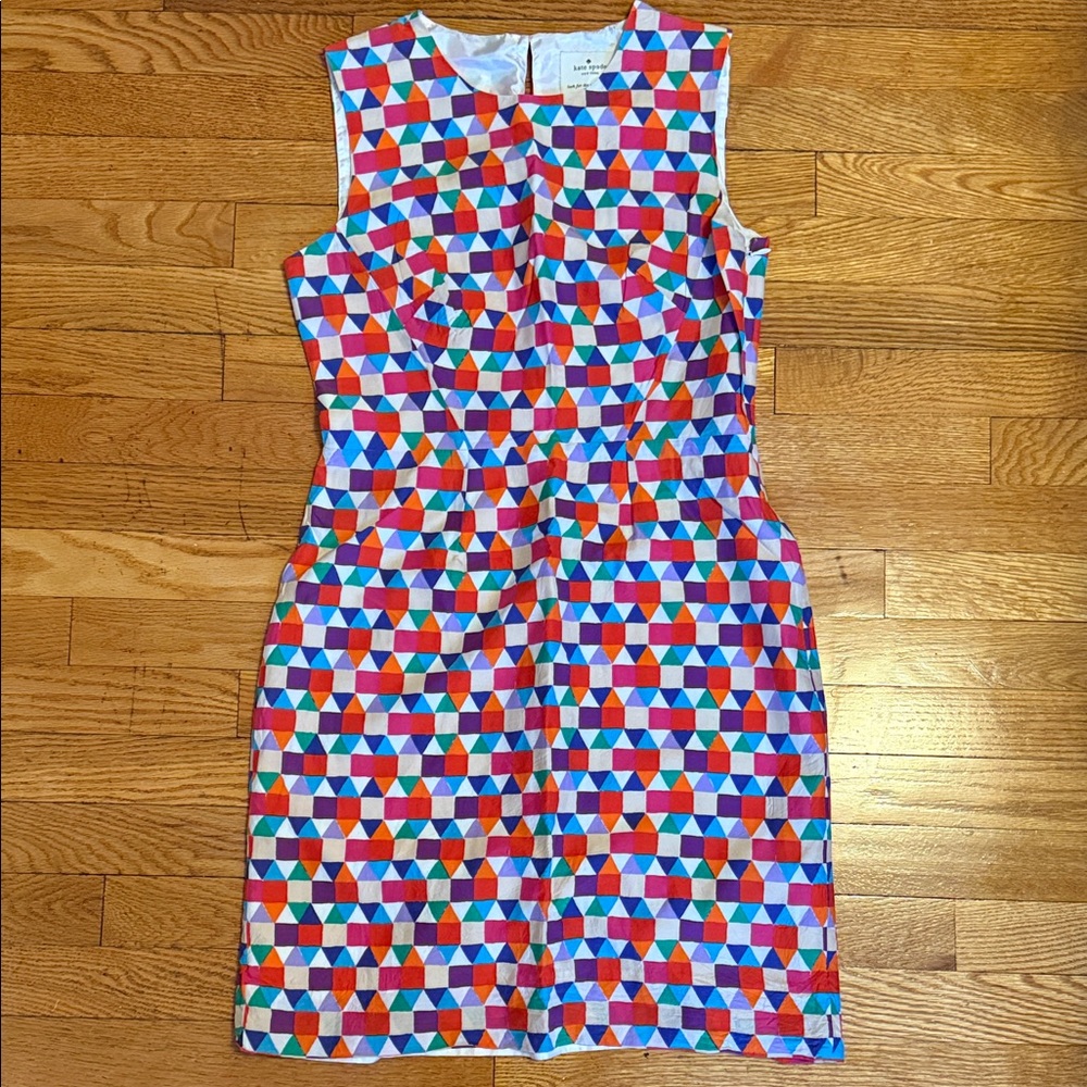 Kate Spade Colorful Geometric Mini Dress